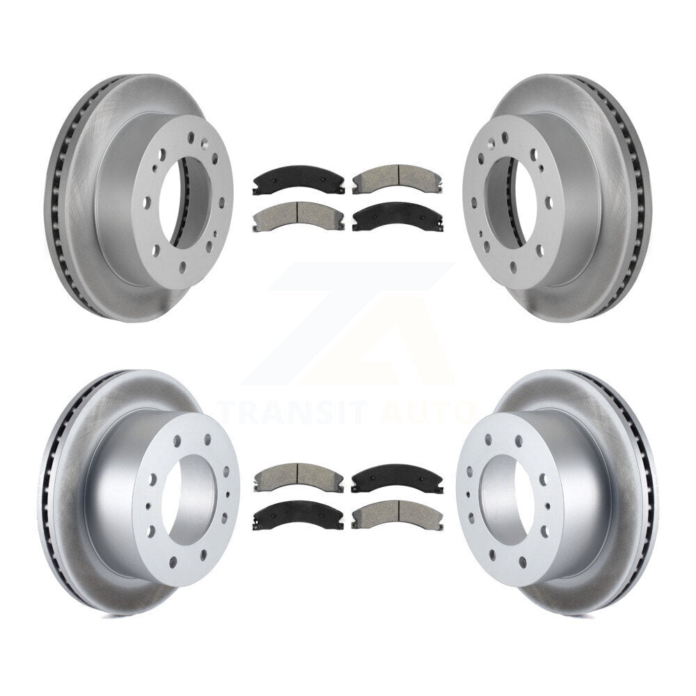 Transit Auto KGS-102103 Disc Brake Kit for 2011-2019 Chevrolet Suburban 3500 HD, Chevrolet Silverado 2500 HD and More - Front and Rear
