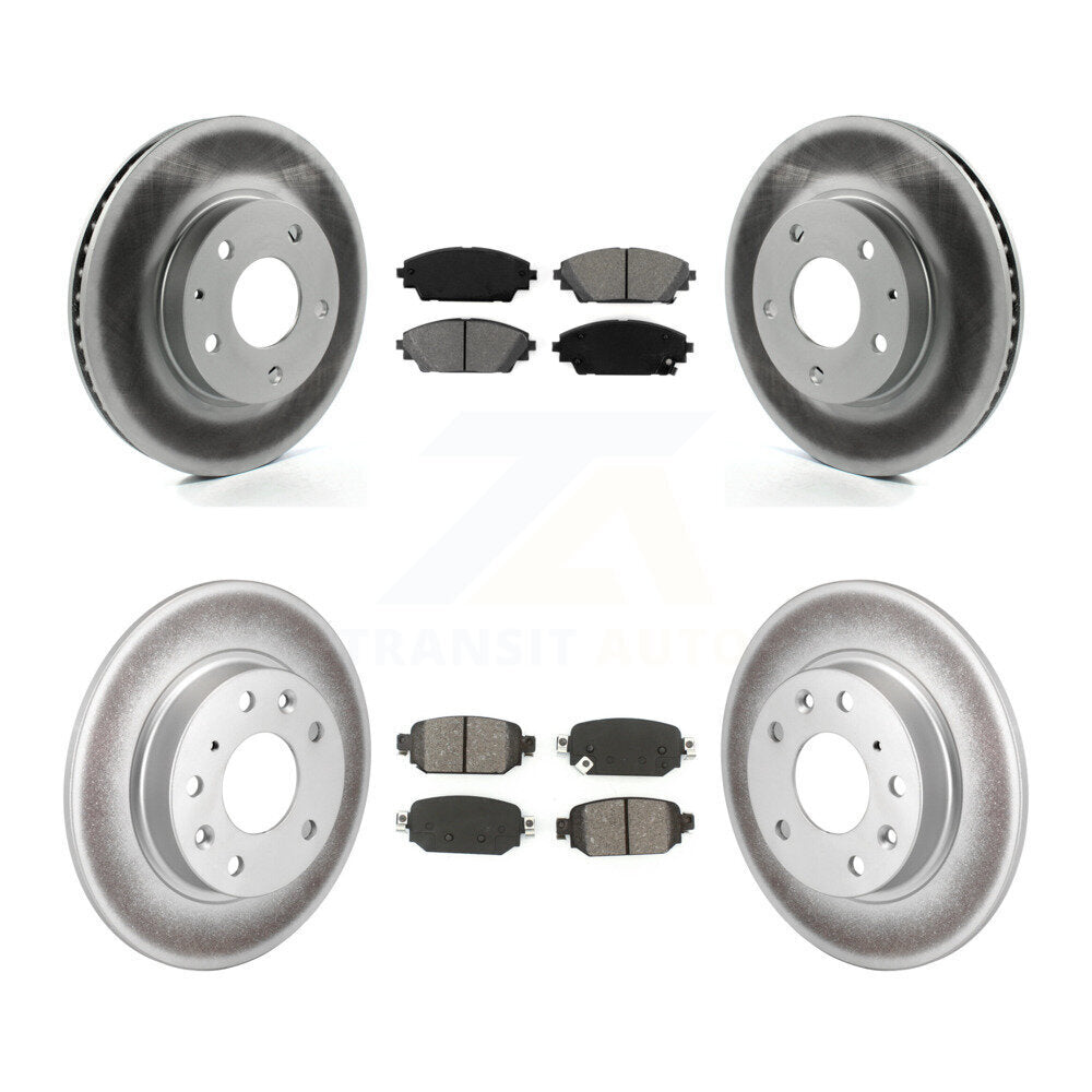Transit Auto KGS-102107 Disc Brake Kit for 2019-2022 Mazda CX-3 - Front and Rear
