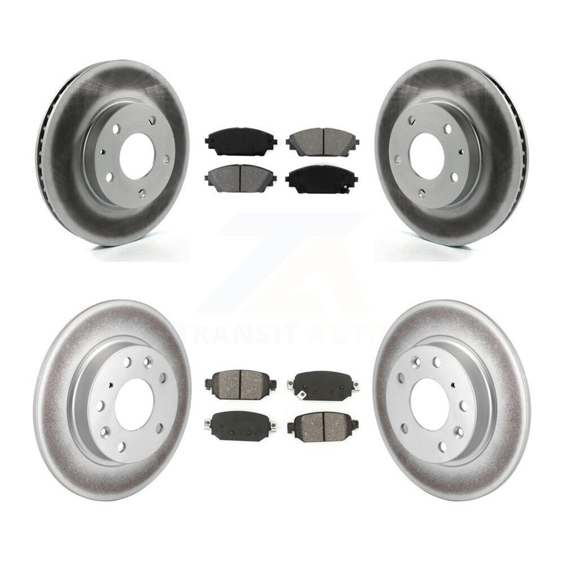 Transit Auto KGS-102107 Disc Brake Kit for 2019-2022 Mazda CX-3 - Front and Rear