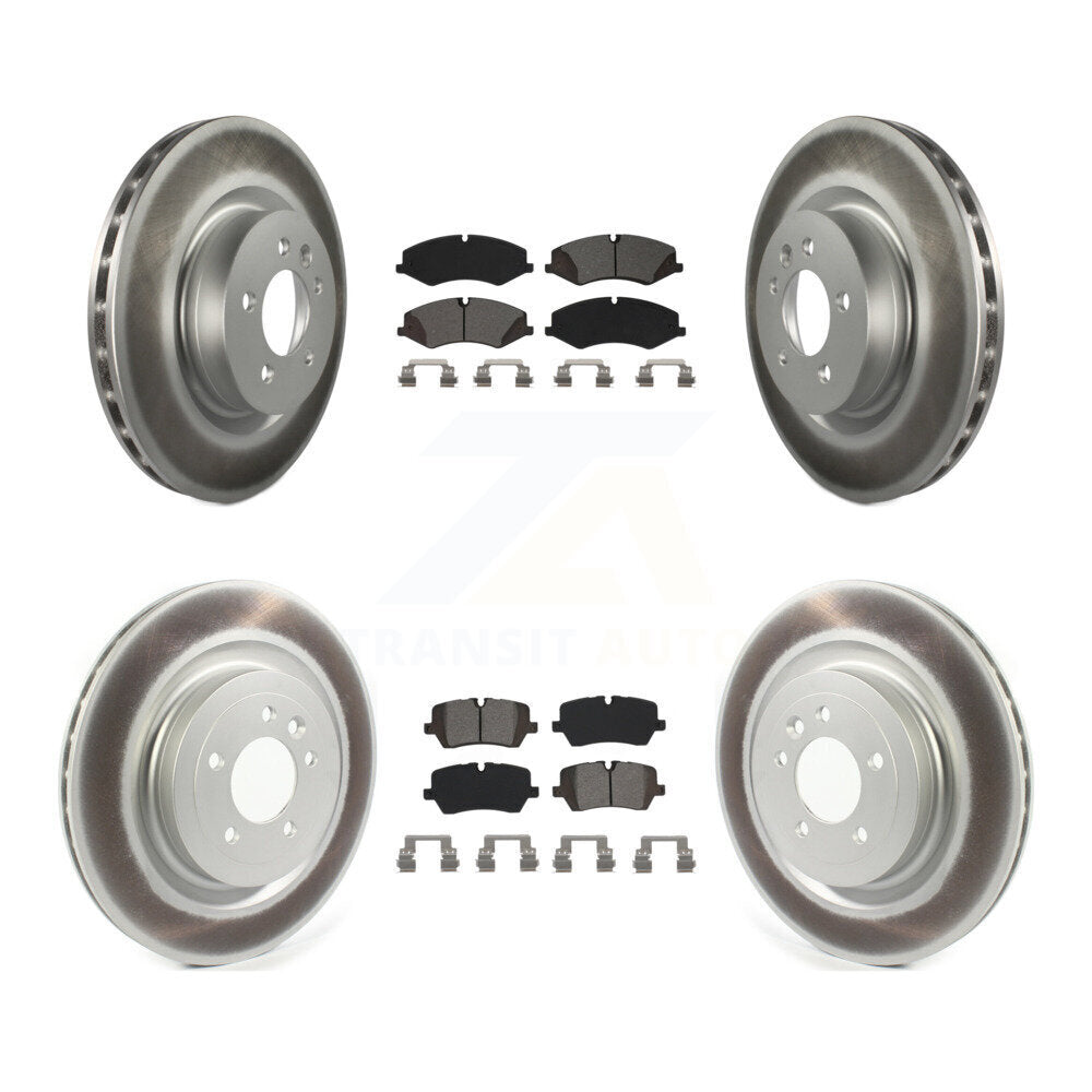 Transit Auto KGS-102117 Disc Brake Kit for 2017 Land Rover Range Rover Sport - Front and Rear