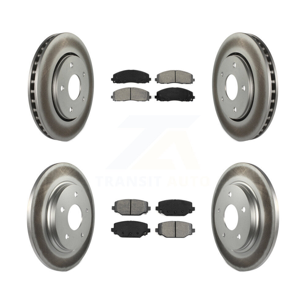 Transit Auto KGS-102118 Disc Brake Kit for 2017-2018 Dodge Grand Caravan - Front and Rear