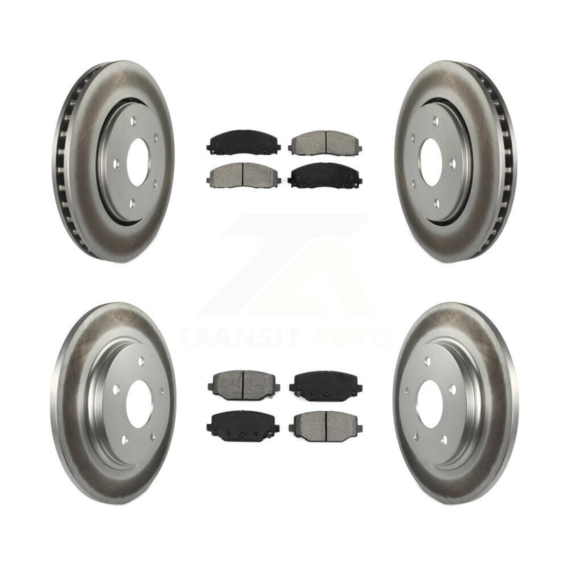 Transit Auto KGS-102118 Disc Brake Kit for 2017-2018 Dodge Grand Caravan - Front and Rear