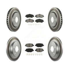 Transit Auto KGS-102121 Disc Brake Kit for 2012-2016 Chrysler Town & Country, Dodge Grand Caravan and More - Front and Rear
