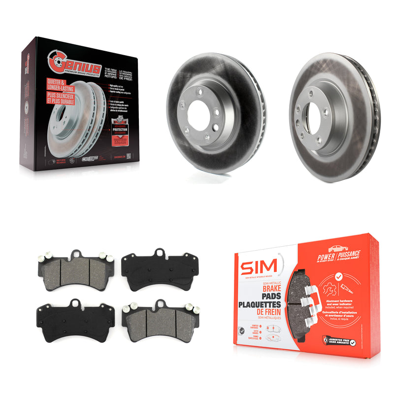 Transit Auto KGS-102122 Disc Brake Kit for 2003-2015 Audi Q7, Porsche Cayenne, Volkswagen Touareg - Front