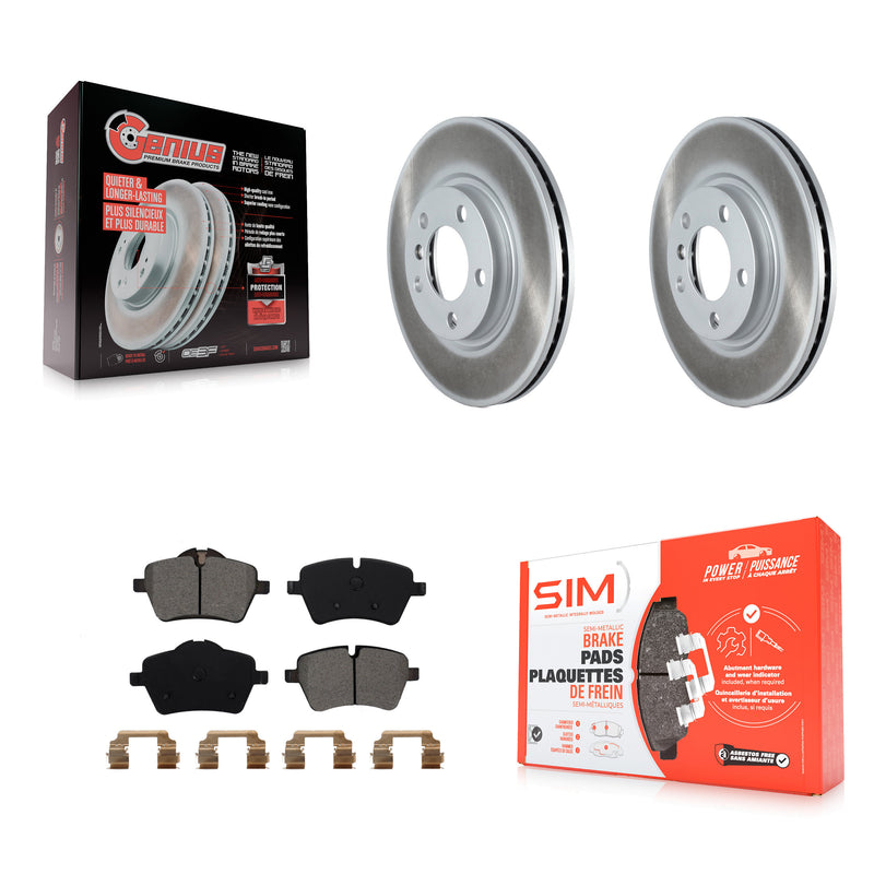 Transit Auto KGS-102131 Disc Brake Kit for 2011-2016 Mini Cooper Countryman, Mini Cooper Paceman - Front