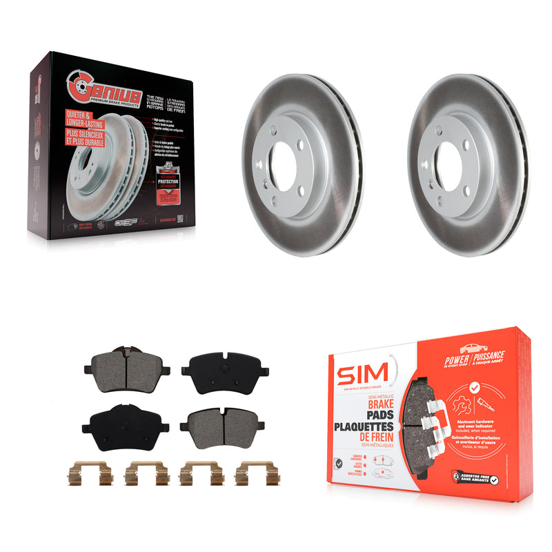 Transit Auto KGS-102132 Disc Brake Kit for 2011-2016 Mini Cooper Countryman, Mini Cooper Paceman - Front