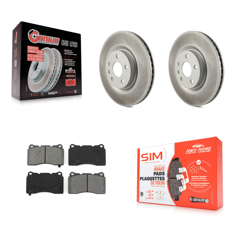 Transit Auto KGS-102133 Disc Brake Kit for 2013-2019 Cadillac XTS, Buick Regal - Front