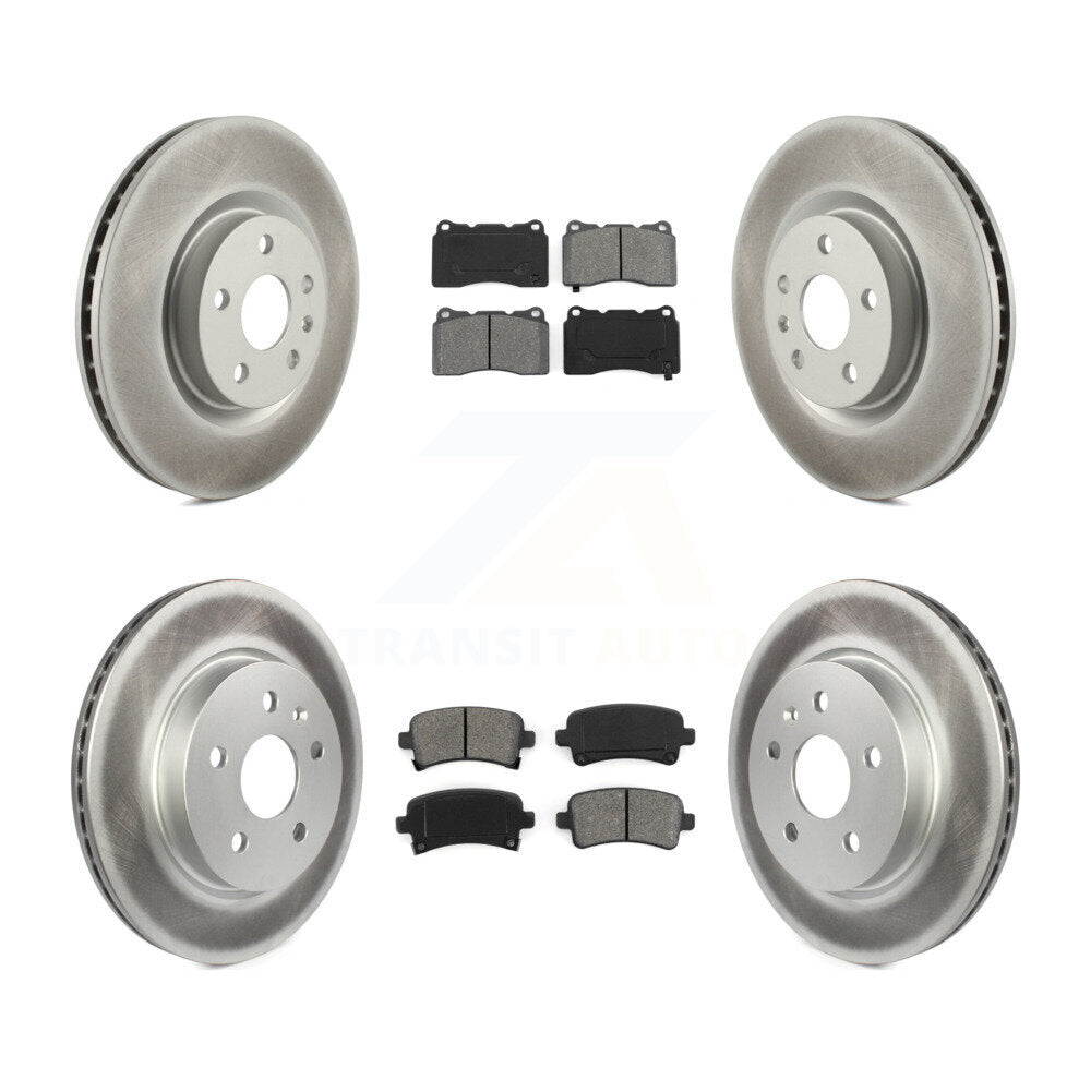 Transit Auto KGS-102143 Disc Brake Kit for 2013-2019 Cadillac XTS - Front and Rear