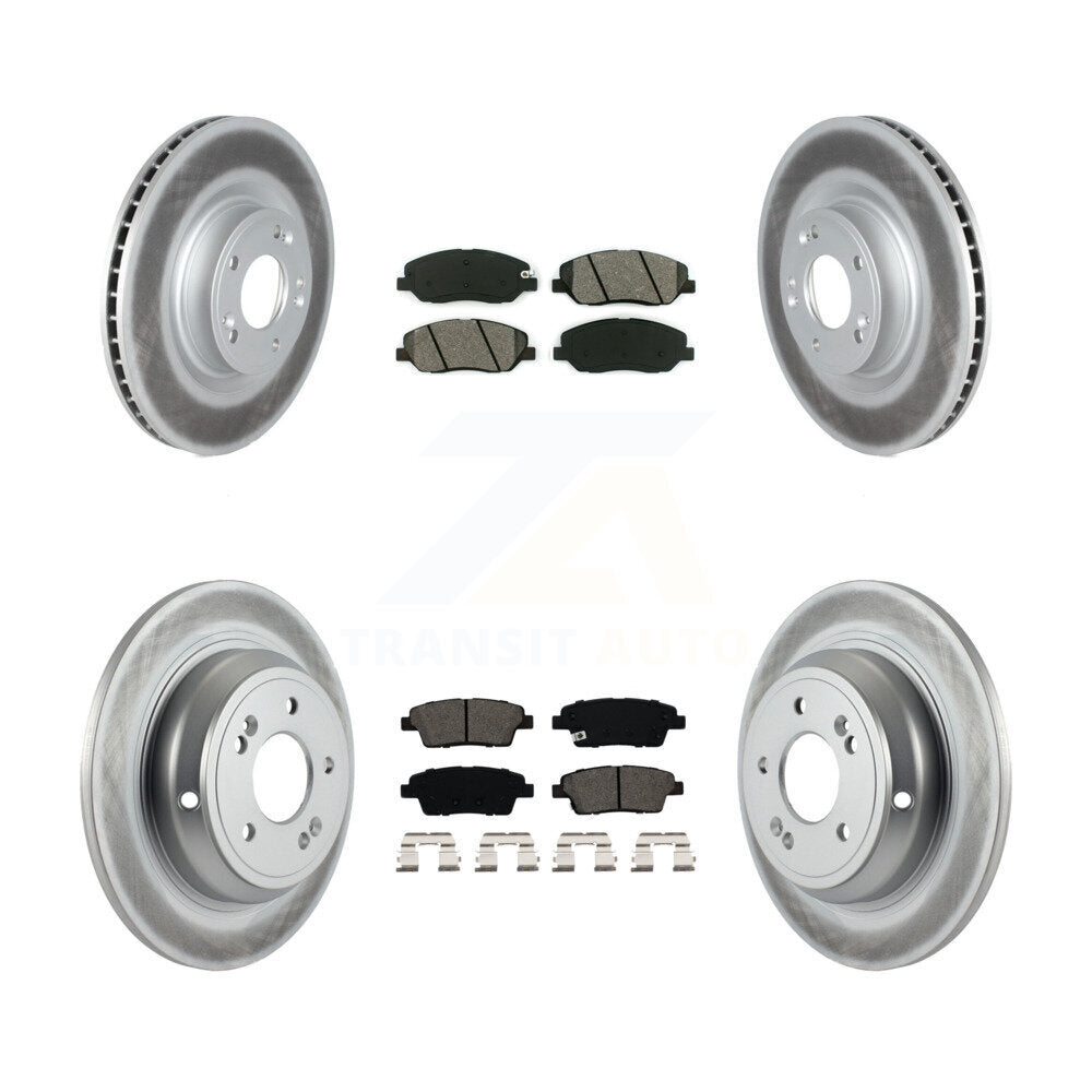 Transit Auto KGS-102145 Disc Brake Kit for 2010-2011 Hyundai Genesis - Front and Rear