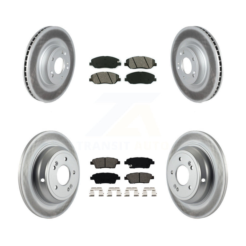 Transit Auto KGS-102145 Disc Brake Kit for 2010-2011 Hyundai Genesis - Front and Rear