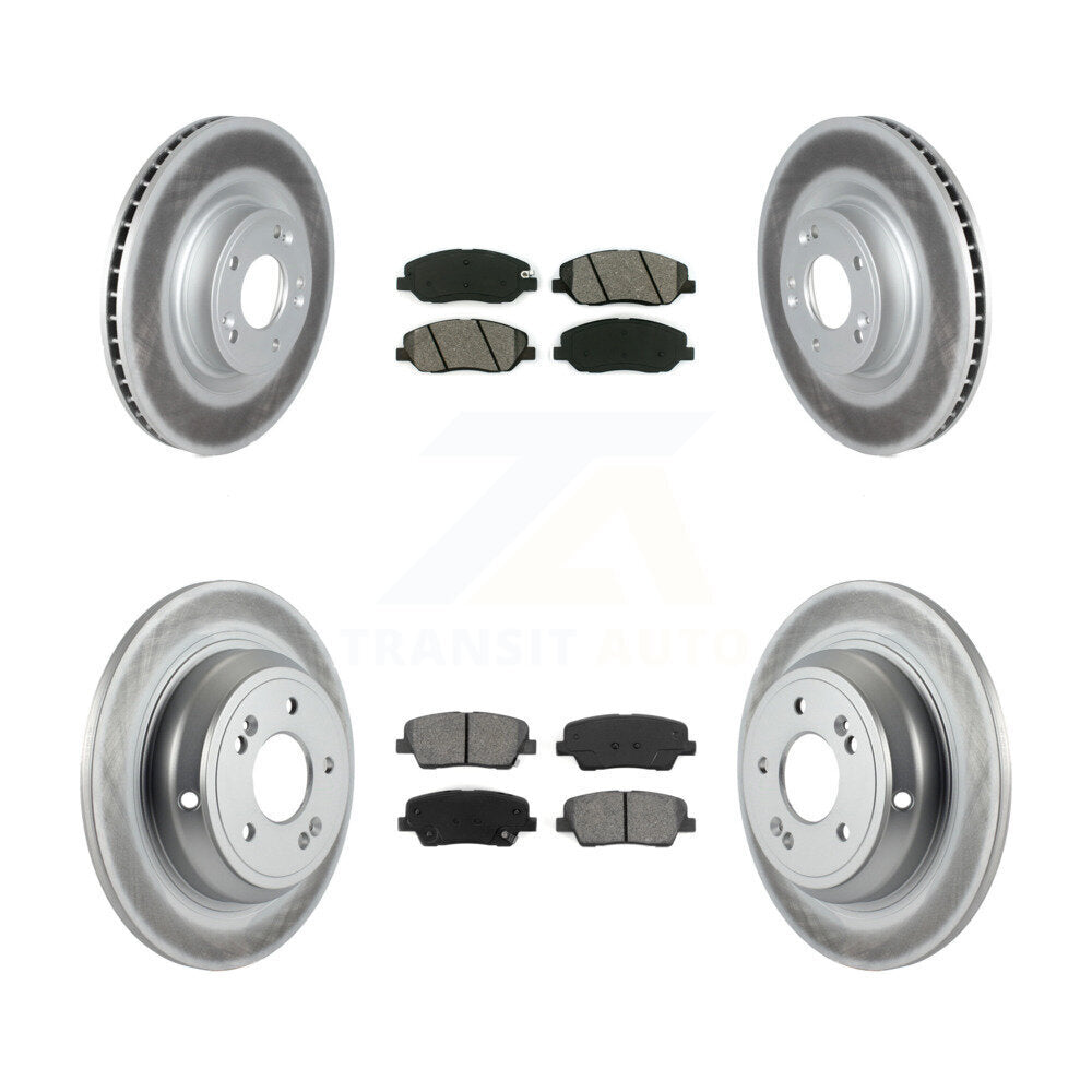 Transit Auto KGS-102146 Disc Brake Kit for 2009-2010 Hyundai Genesis - Front and Rear