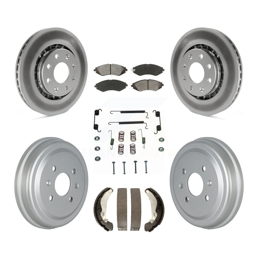 Transit Auto KGS-102156 Disc Brake Kit for 2004-2015 Chevrolet Spark, Pontiac G3 and More - Front and Rear