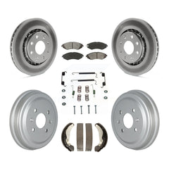 Transit Auto KGS-102156 Disc Brake Kit for 2004-2015 Chevrolet Spark, Pontiac G3 and More - Front and Rear