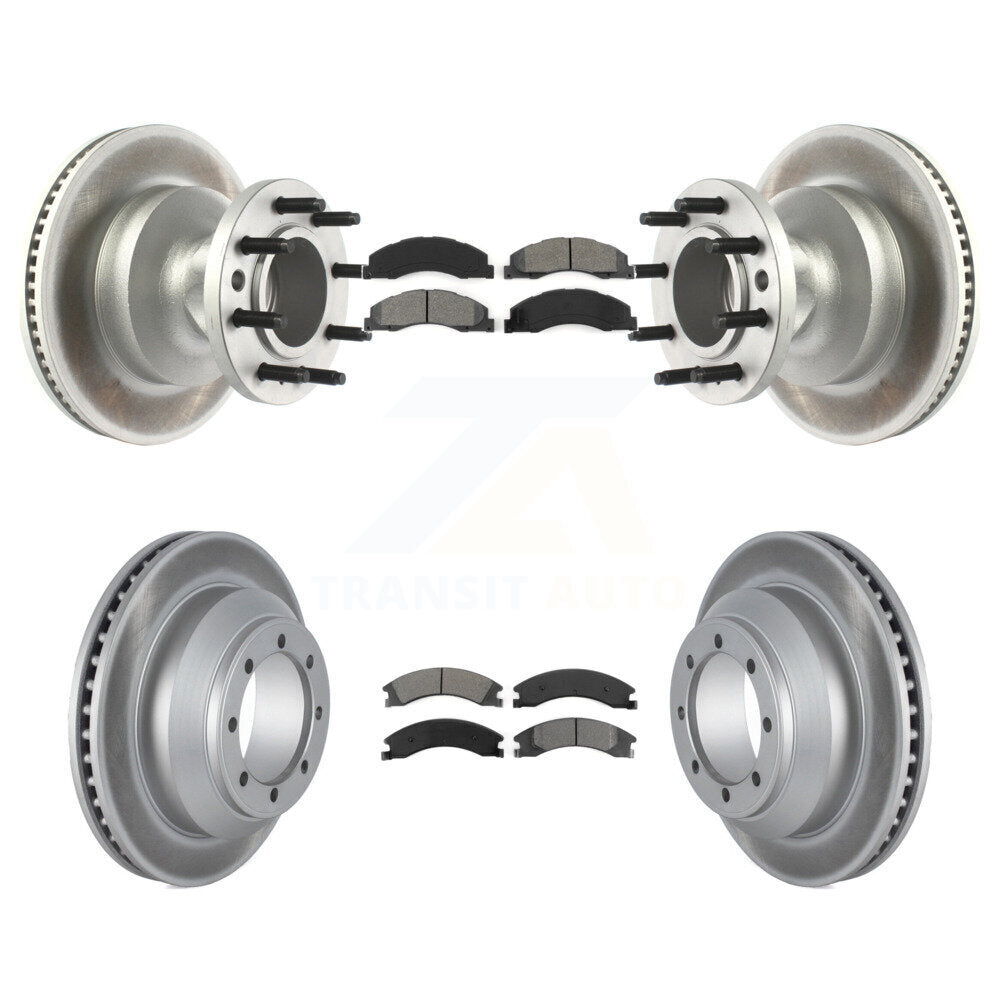 Transit Auto KGS-102157 Disc Brake Kit for 2008-2023 Ford E-350 Super Duty, Ford E-350 Econoline - Front and Rear