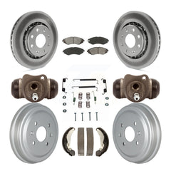 Transit Auto KGS-102160 Disc Brake Kit for 2004-2015 Chevrolet Spark, Pontiac G3 and More - Front and Rear