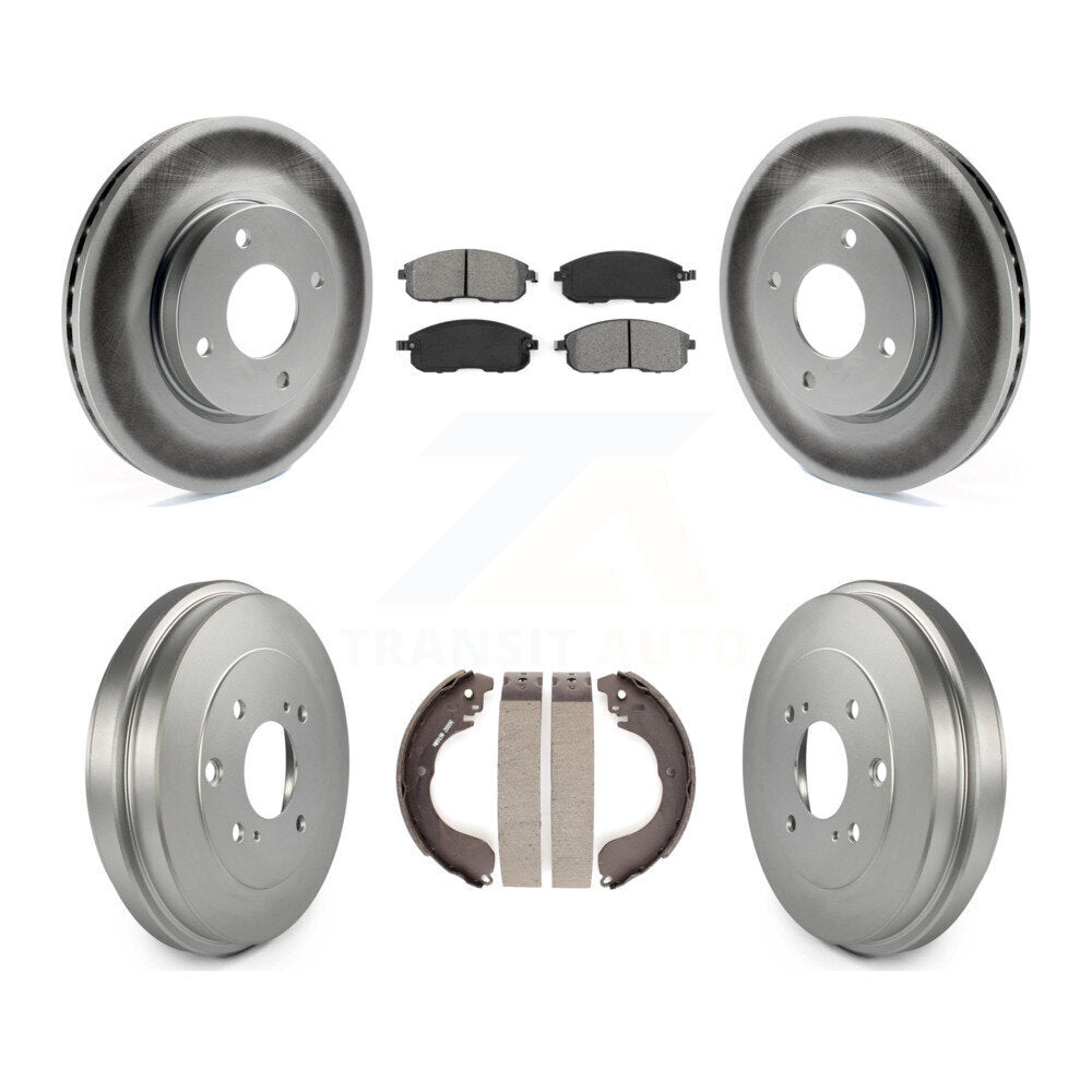 Transit Auto KGS-102163 Disc Brake Kit for 2007-2014 Nissan Cube, Nissan Sentra, Nissan Versa - Front and Rear
