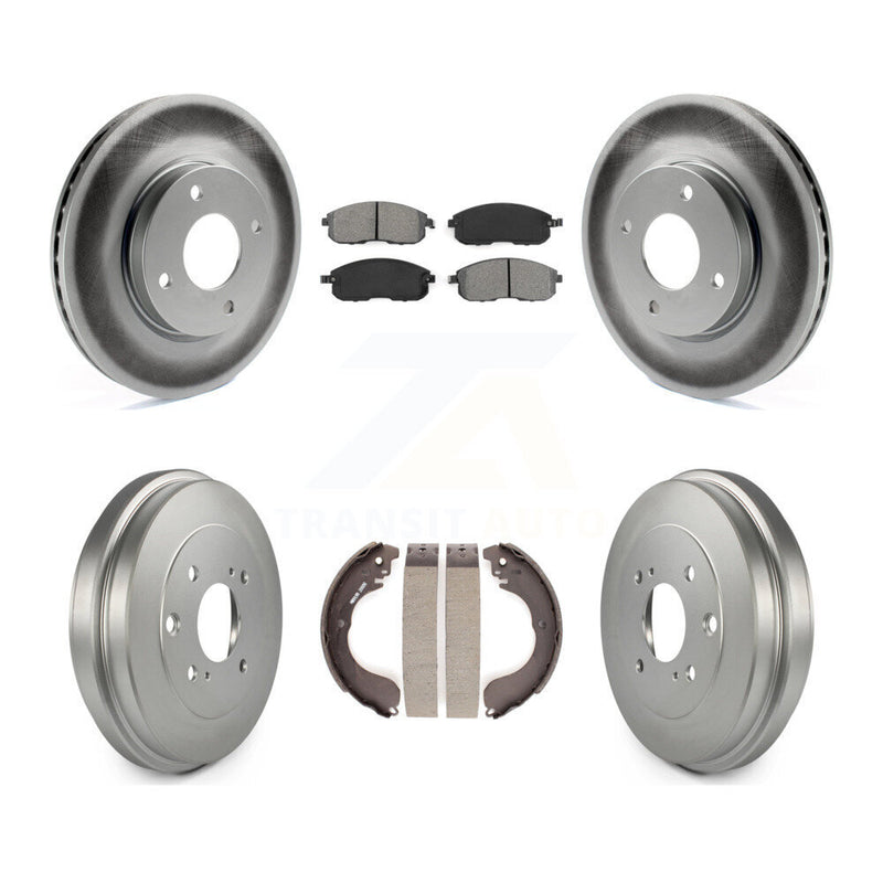 Transit Auto KGS-102163 Disc Brake Kit for 2007-2014 Nissan Cube, Nissan Sentra, Nissan Versa - Front and Rear