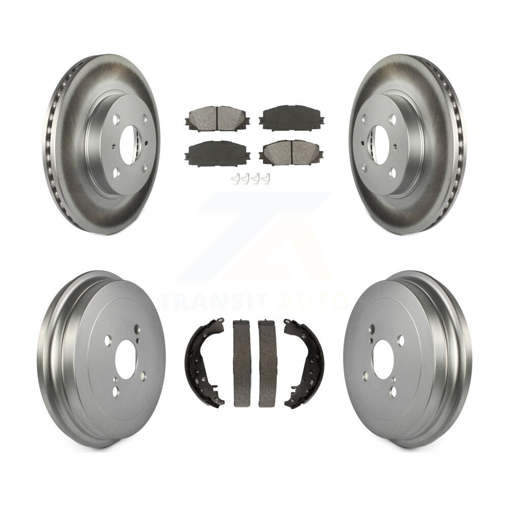 Transit Auto KGS-102166 Disc Brake Kit for 2006-2014 Toyota Yaris - Front and Rear