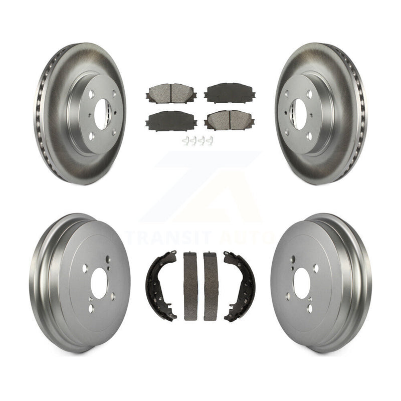 Transit Auto KGS-102166 Disc Brake Kit for 2006-2014 Toyota Yaris - Front and Rear