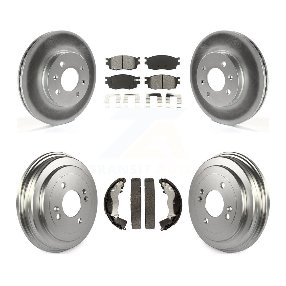 Transit Auto KGS-102185 Disc Brake Kit for 2006-2011 Hyundai Accent, Kia Rio, Kia Rio5 - Front and Rear