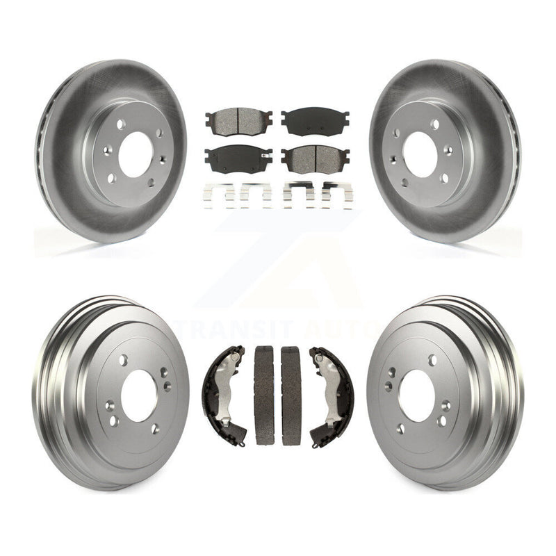 Transit Auto KGS-102185 Disc Brake Kit for 2006-2011 Hyundai Accent, Kia Rio, Kia Rio5 - Front and Rear
