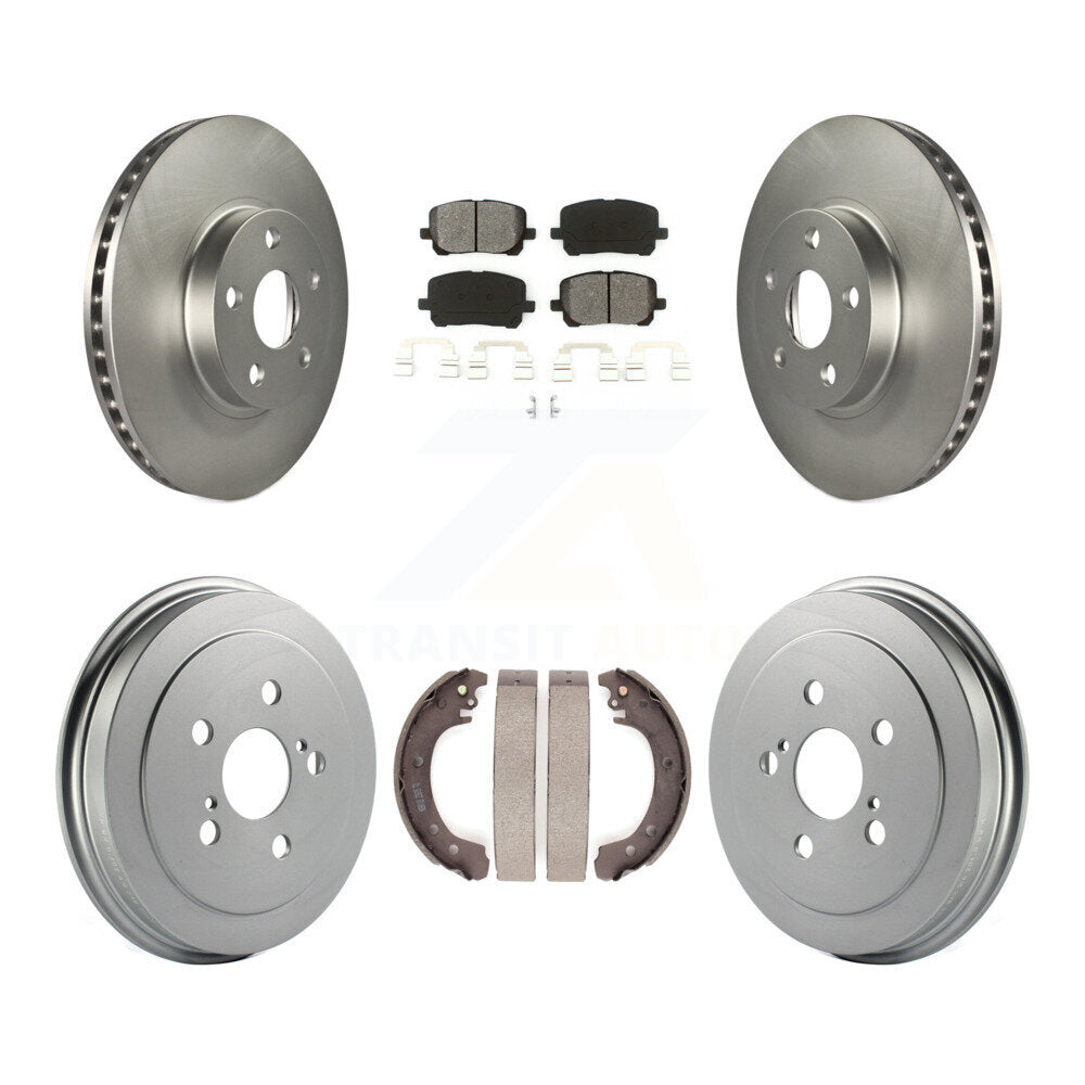 Transit Auto KGS-102191 Disc Brake Kit for 2003-2008 Toyota Corolla - Front and Rear