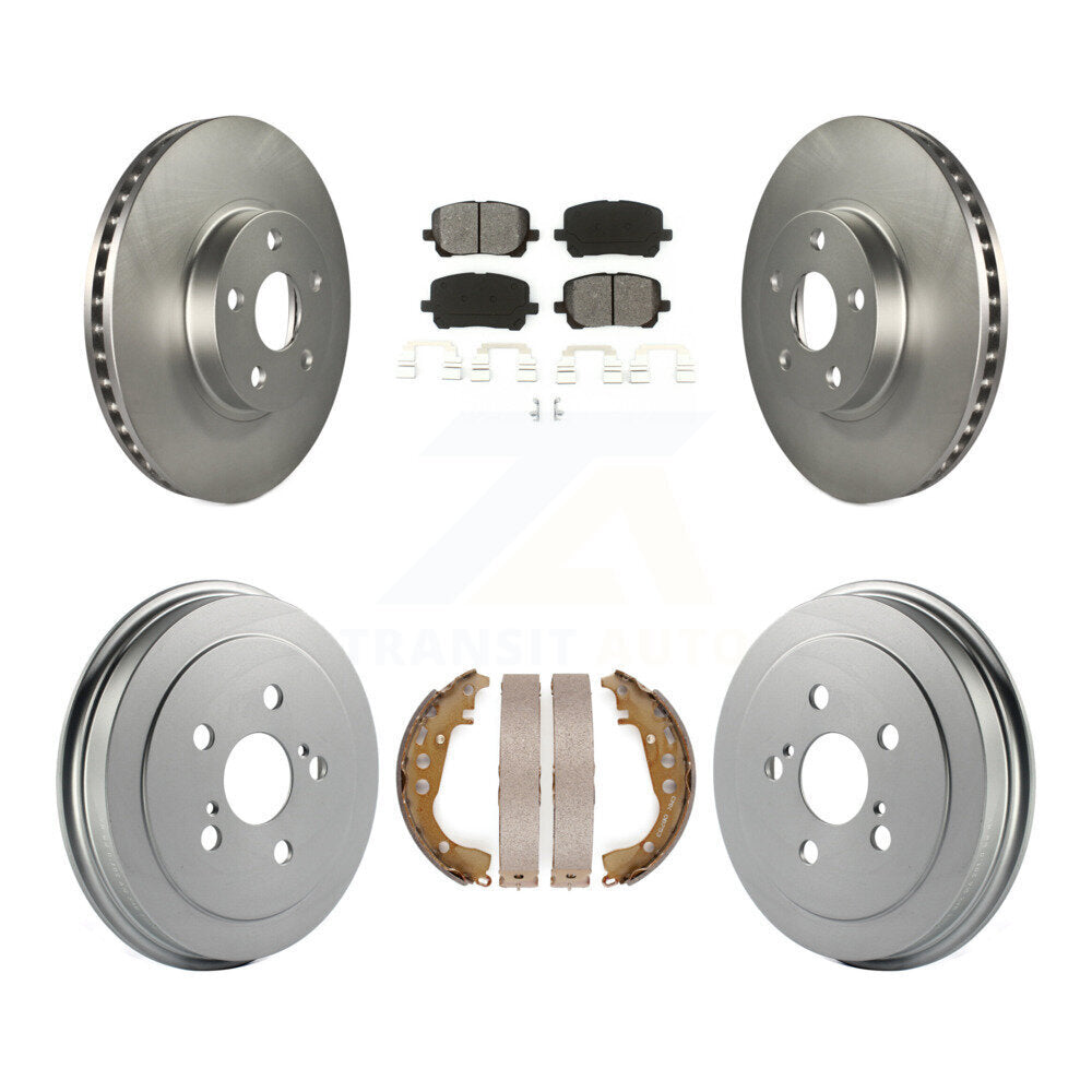 Transit Auto KGS-102192 Disc Brake Kit for 2003-2008 Toyota Corolla - Front and Rear
