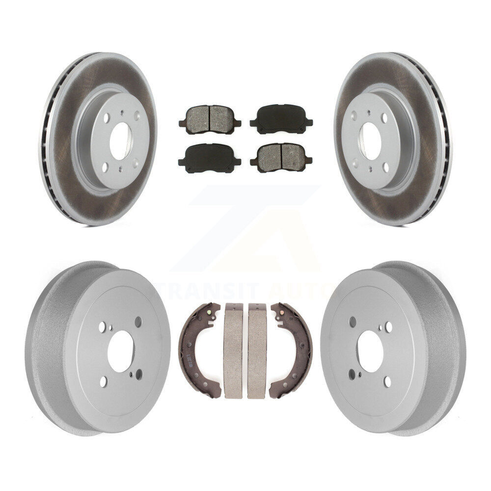 Transit Auto KGS-102193 Disc Brake Kit for 2002 Toyota Corolla - Front and Rear