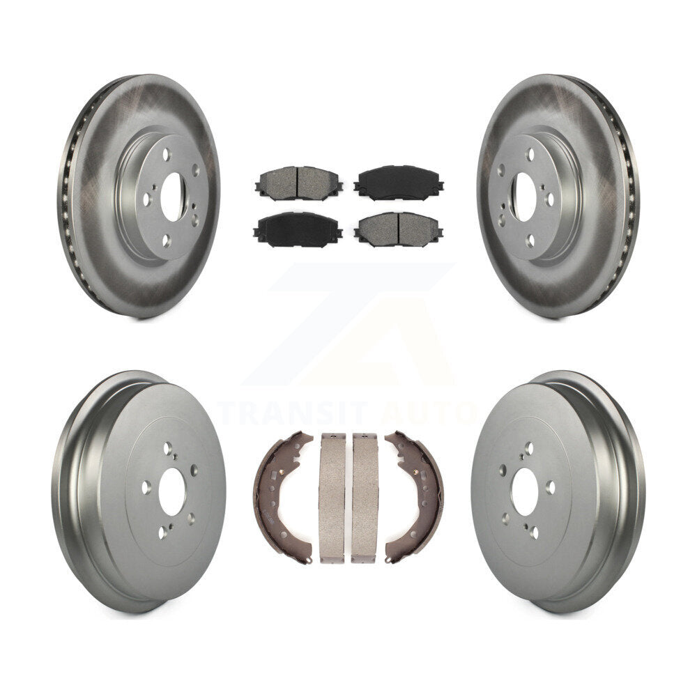 Transit Auto KGS-102203 Disc Brake Kit for 2009-2019 Toyota Corolla - Front and Rear