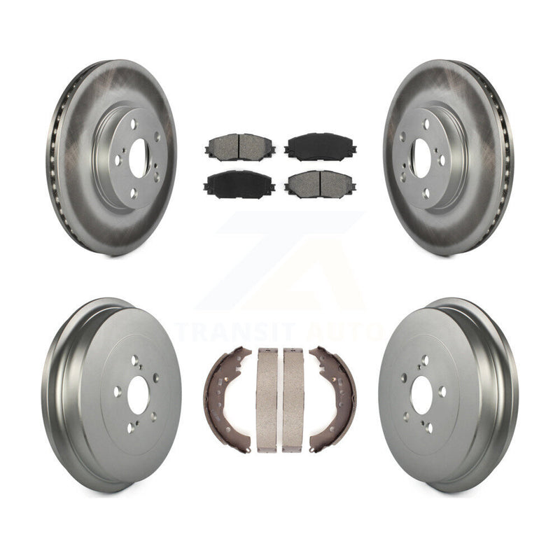 Transit Auto KGS-102203 Disc Brake Kit for 2009-2019 Toyota Corolla - Front and Rear