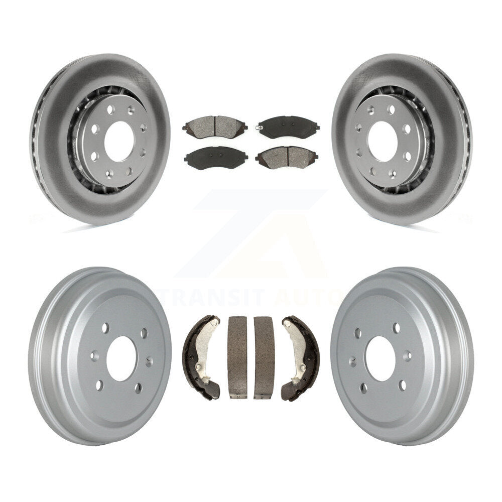 Transit Auto KGS-102205 Disc Brake Kit for 2004-2015 Chevrolet Spark, Pontiac G3 and More - Front and Rear