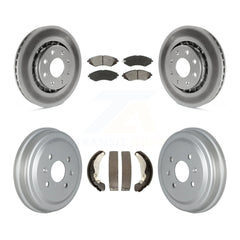 Transit Auto KGS-102205 Disc Brake Kit for 2004-2015 Chevrolet Spark, Pontiac G3 and More - Front and Rear