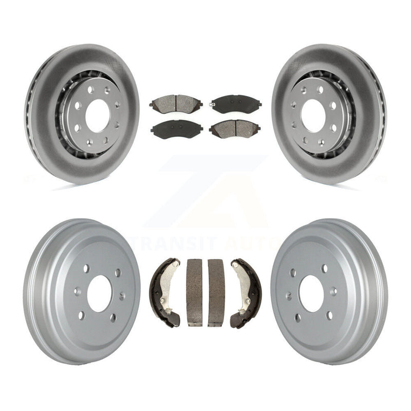 Transit Auto KGS-102205 Disc Brake Kit for 2004-2015 Chevrolet Spark, Pontiac G3 and More - Front and Rear
