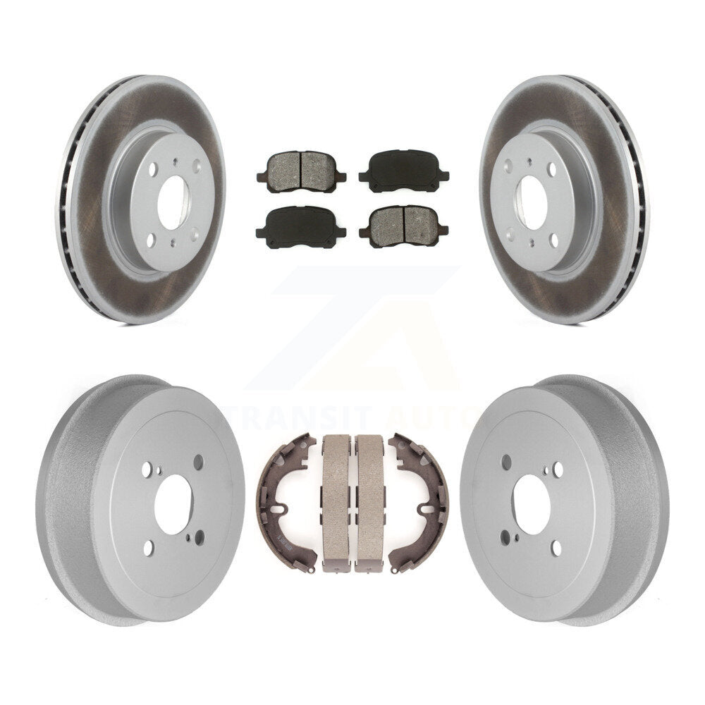 Transit Auto KGS-102206 Disc Brake Kit for 1998-2002 Chevrolet Prizm, Toyota Corolla - Front and Rear