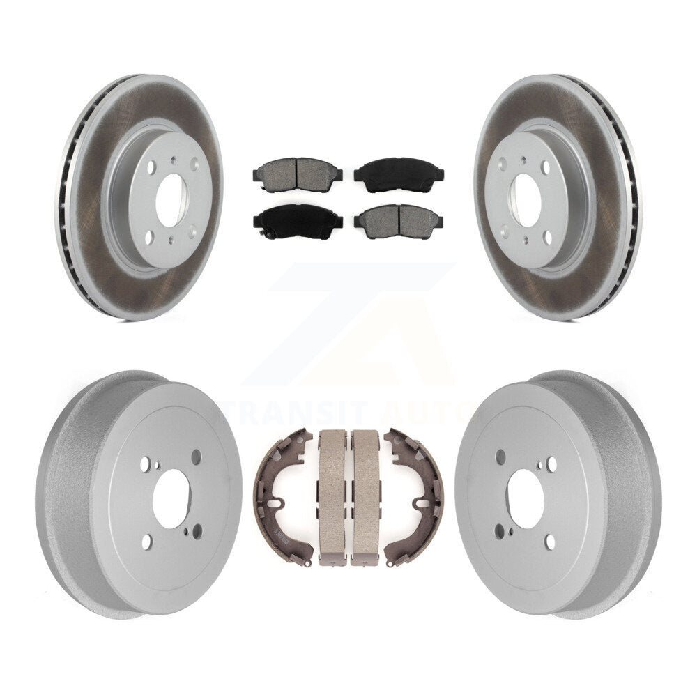 Transit Auto KGS-102207 Disc Brake Kit for 1993-1997 Geo Prizm, Toyota Corolla - Front and Rear