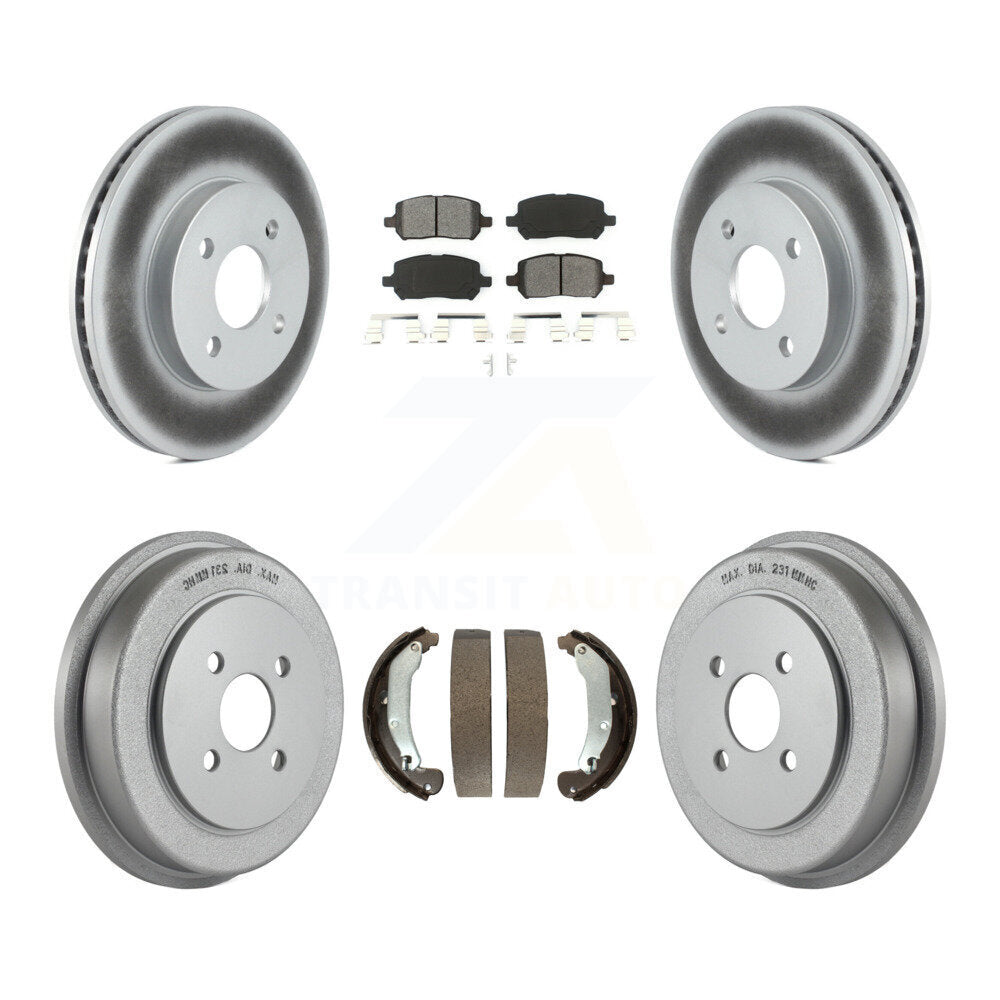Transit Auto KGS-102228 Disc Brake Kit for 2003-2008 Pontiac G5, Chevrolet Cobalt and More - Front and Rear