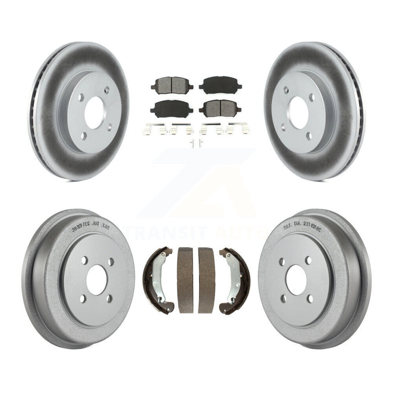Transit Auto KGS-102228 Disc Brake Kit for 2003-2008 Pontiac G5, Chevrolet Cobalt and More - Front and Rear