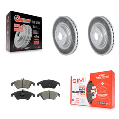 Transit Auto KGS-102252 Disc Brake Kit for 2010-2017 Mercedes-Benz E400, Mercedes-Benz E550, Mercedes-Benz C250 - Front