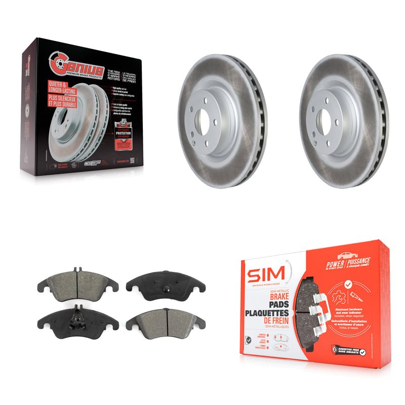 Transit Auto KGS-102253 Disc Brake Kit for 2010-2017 Mercedes-Benz E400, Mercedes-Benz E550, Mercedes-Benz C250 - Front