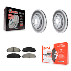 Transit Auto KGS-102257 Disc Brake Kit for 2018-2024 Jeep Wrangler, Jeep Gladiator - Front
