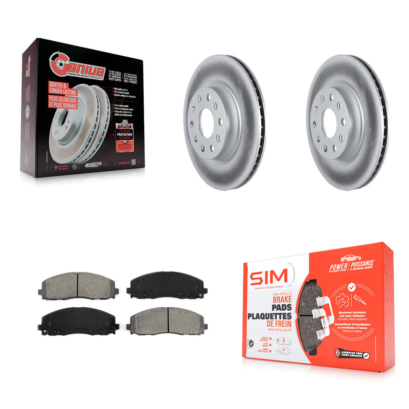 Transit Auto KGS-102258 Disc Brake Kit for 2021-2024 Jeep Wrangler - Front