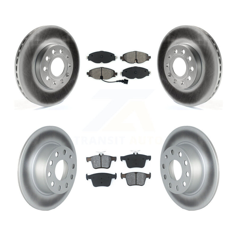 Transit Auto KGS-102263 Disc Brake Kit for 2019-2023 Volkswagen Taos, Volkswagen Jetta - Front and Rear
