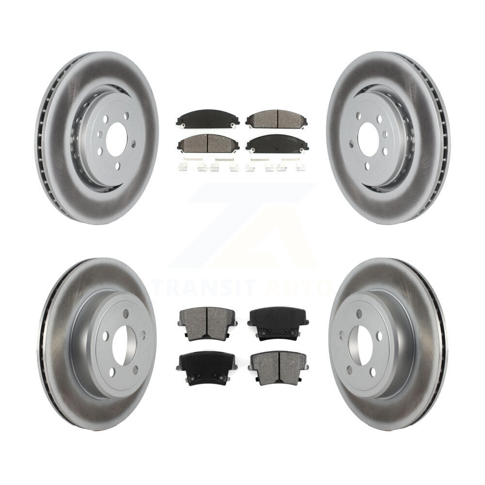 Transit Auto KGS-102266 Disc Brake Kit for 2014-2018 Dodge Charger - Front and Rear