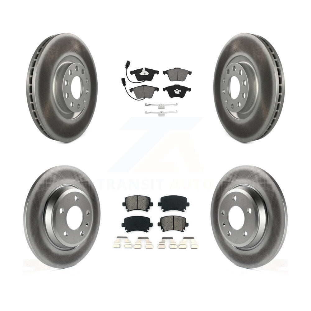 Transit Auto KGS-102271 Disc Brake Kit for 2009 Audi A4 Quattro - Front and Rear