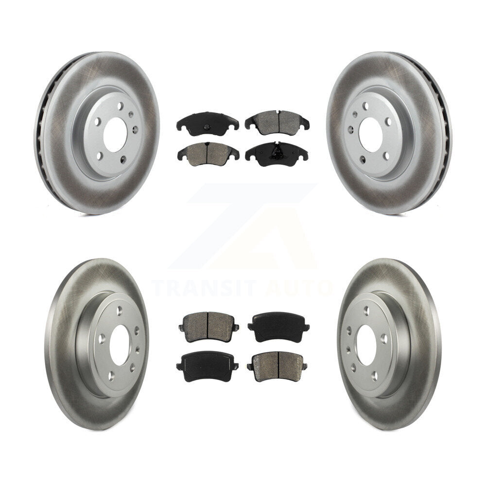 Transit Auto KGS-102272 Disc Brake Kit for 2009 Audi A4 Quattro - Front and Rear