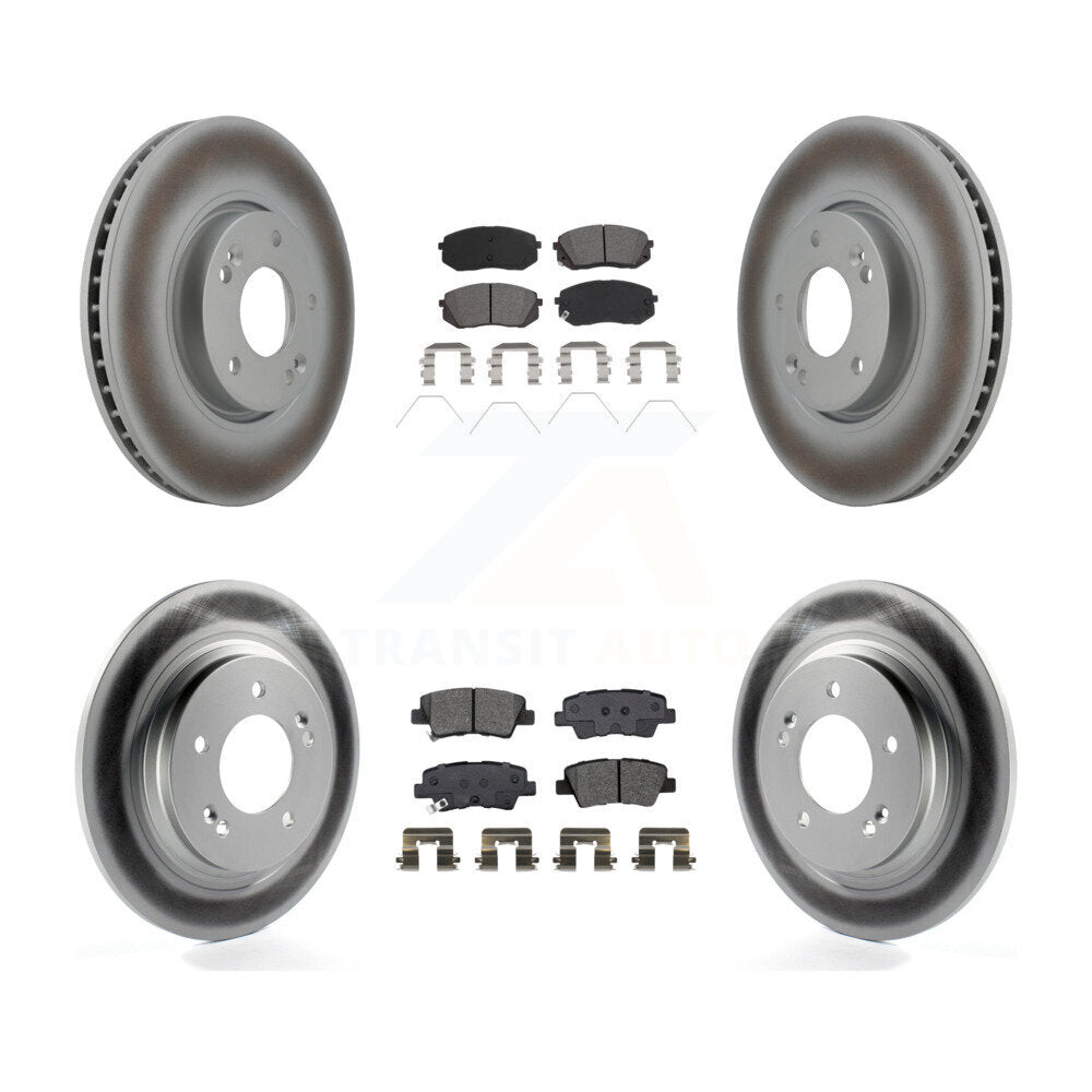 Transit Auto KGS-102273 Disc Brake Kit for 2017-2019 Kia Soul EV - Front and Rear