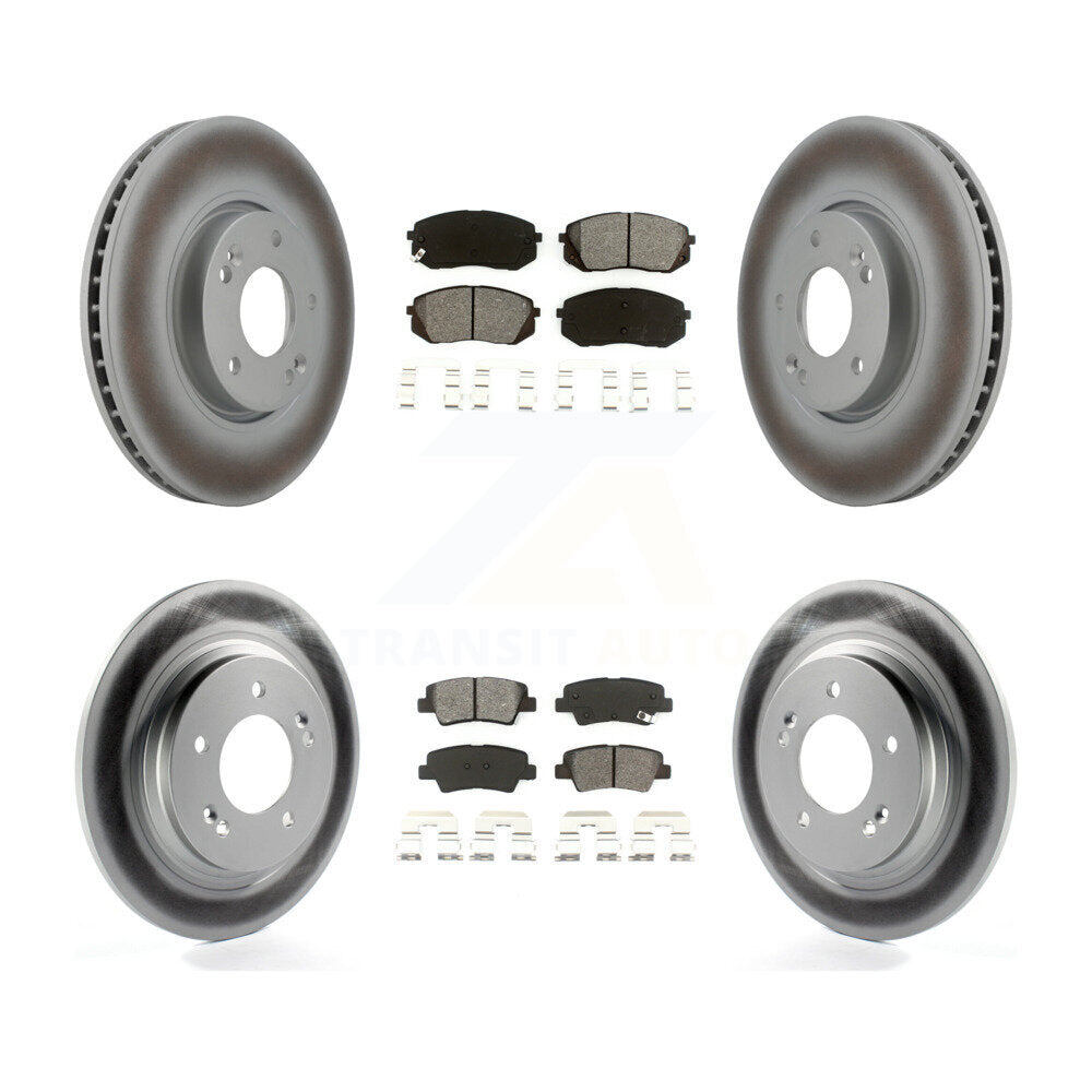 Transit Auto KGS-102274 Disc Brake Kit for 2015-2016 Kia Soul EV - Front and Rear