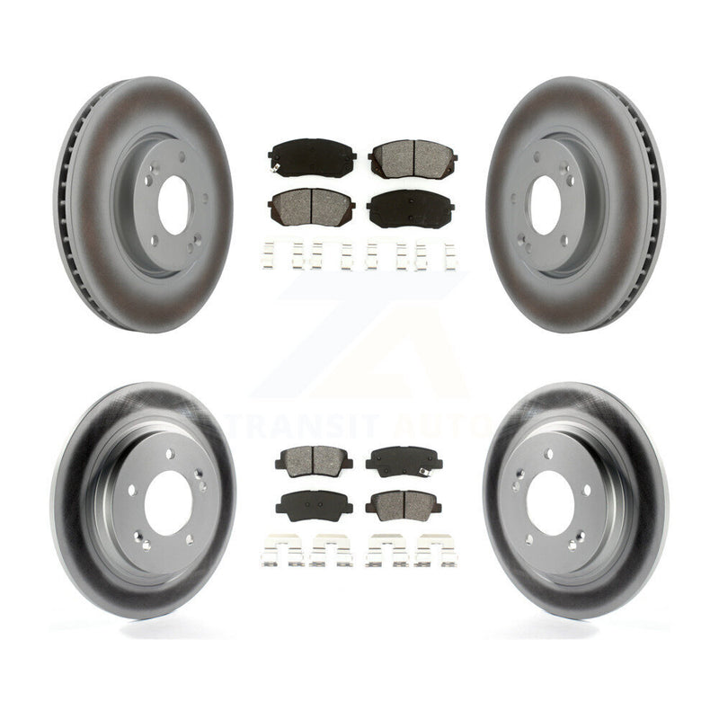 Transit Auto KGS-102274 Disc Brake Kit for 2015-2016 Kia Soul EV - Front and Rear