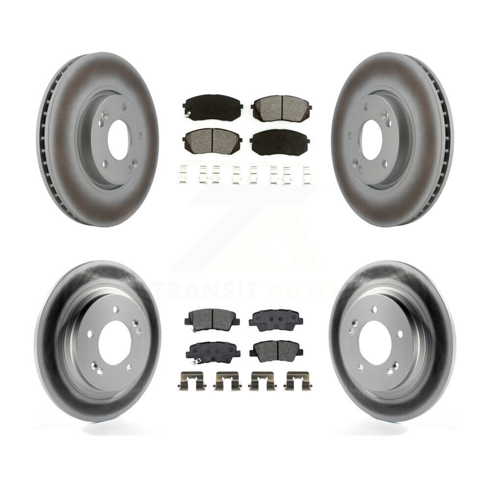 Transit Auto KGS-102275 Disc Brake Kit for 2016 Kia Soul EV - Front and Rear