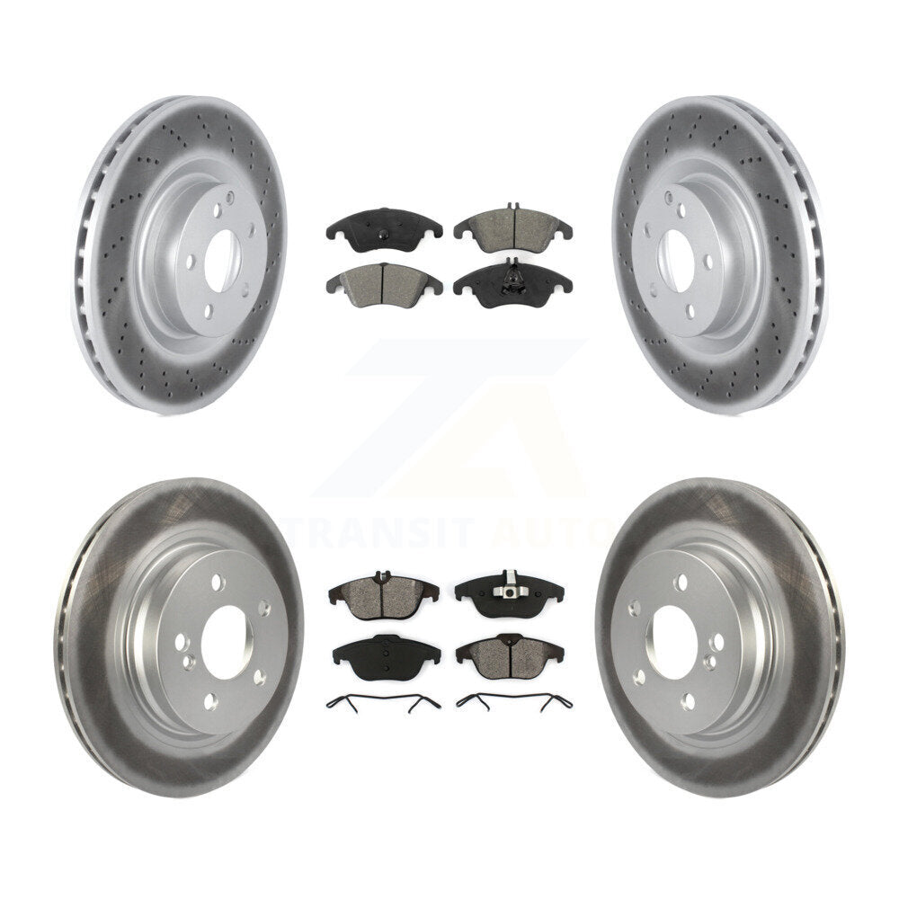 Transit Auto KGS-102277 Disc Brake Kit for 2010-2016 Mercedes-Benz E550 - Front and Rear